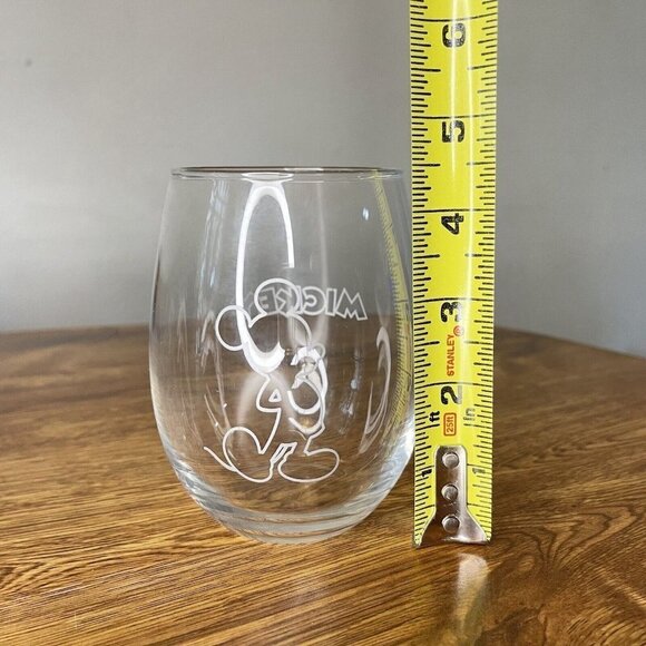 Disney Mickey Mouse‎ Silhouette Stemless Wine Glass - Picture 3 of 8